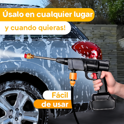Hidrolavadora Portátil a Batería 18,5V – Alta Presión, Kit Completo para Auto y Hogar